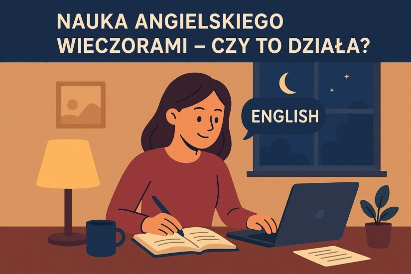 Nauka angielskiego wieczorami